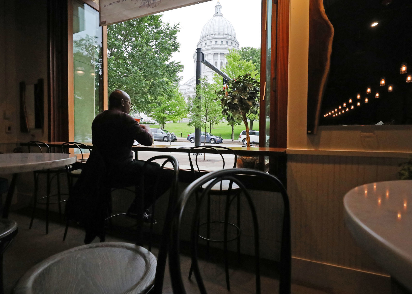 Merci dining with a view